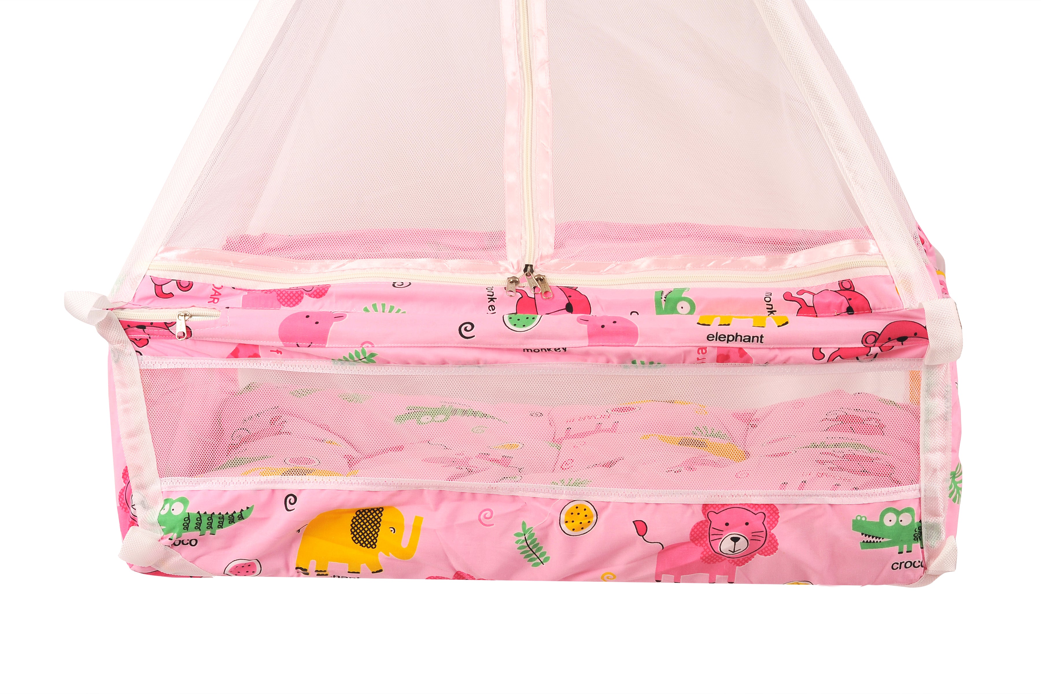 Adore Basic Baby Hanging Cradle Spring with Mattress - Pink (Design may Vary)