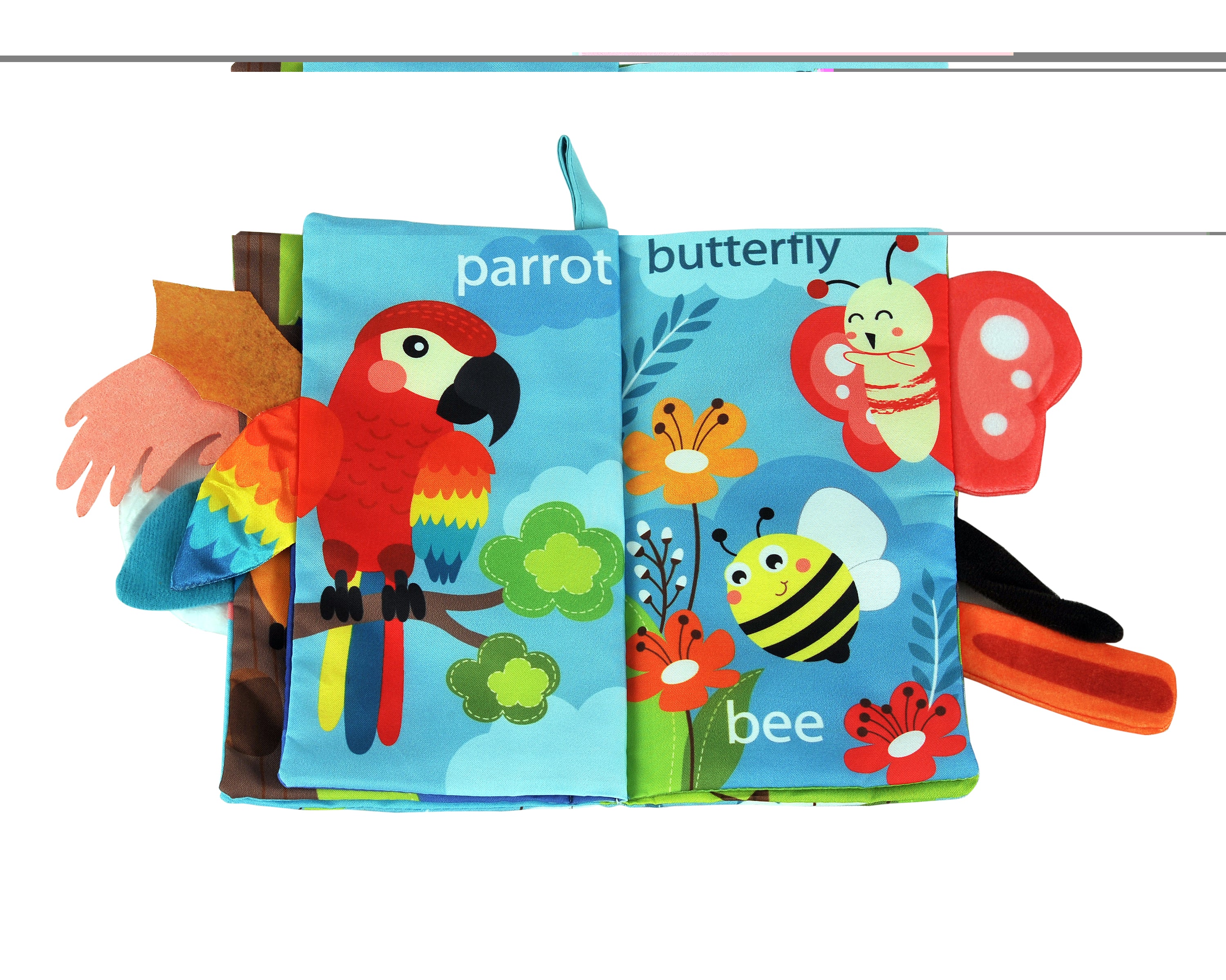 Adore Baby Basics Cloth Tail Books Flying Animals