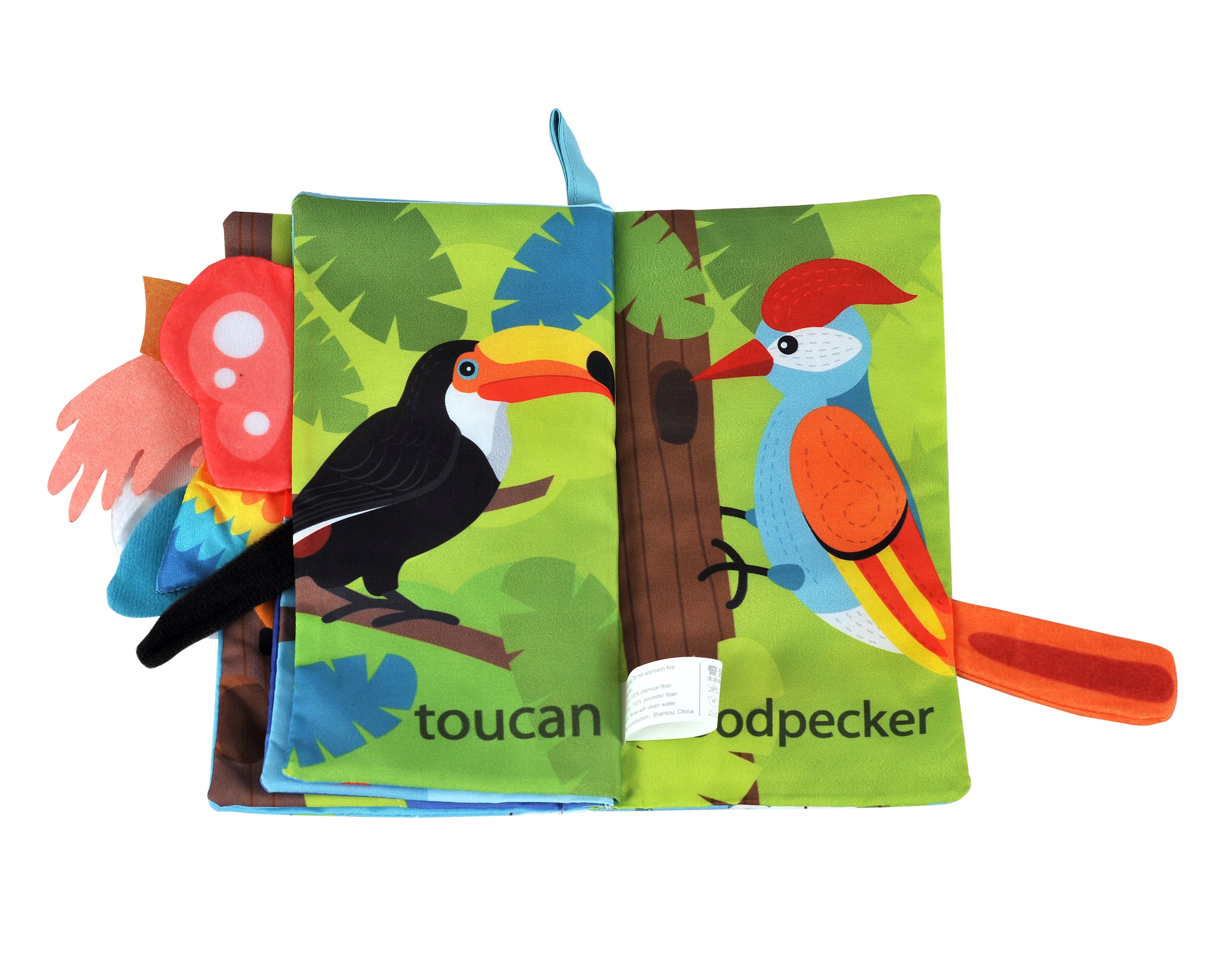 Adore Baby Basics Cloth Tail Books Flying Animals