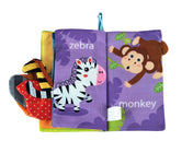 Adore Baby Basics Cloth Tail Books Land Animals