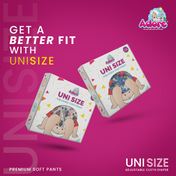 Adore Unisize Adjustable Cloth Diaper With 5 Layered Charcoal Insert Abstract Print - Vehicle Print