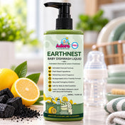 Adore EARTHNEST-Baby Dishwash Liquid with Activated Charcoal & Lemon Freshness 500ml