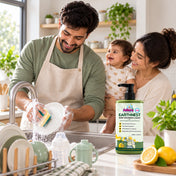 Adore EARTHNEST-Baby Dishwash Liquid with Activated Charcoal & Lemon Freshness 500ml