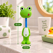 Adore Kids Pop Up Toothbrush with Safety Head Attractive Character - Slurrpy Frog