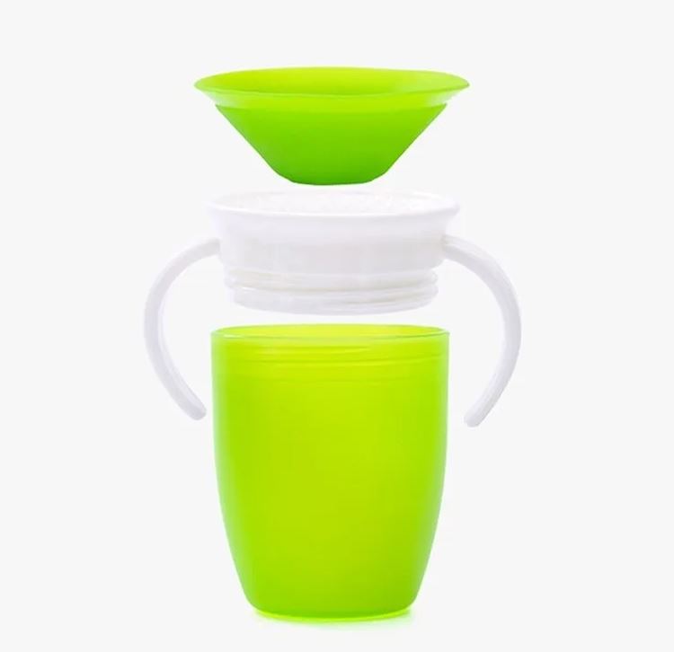 Adore Muse Trainer Cup the 360-Degree Spill-Proof Sippy Experience - Green