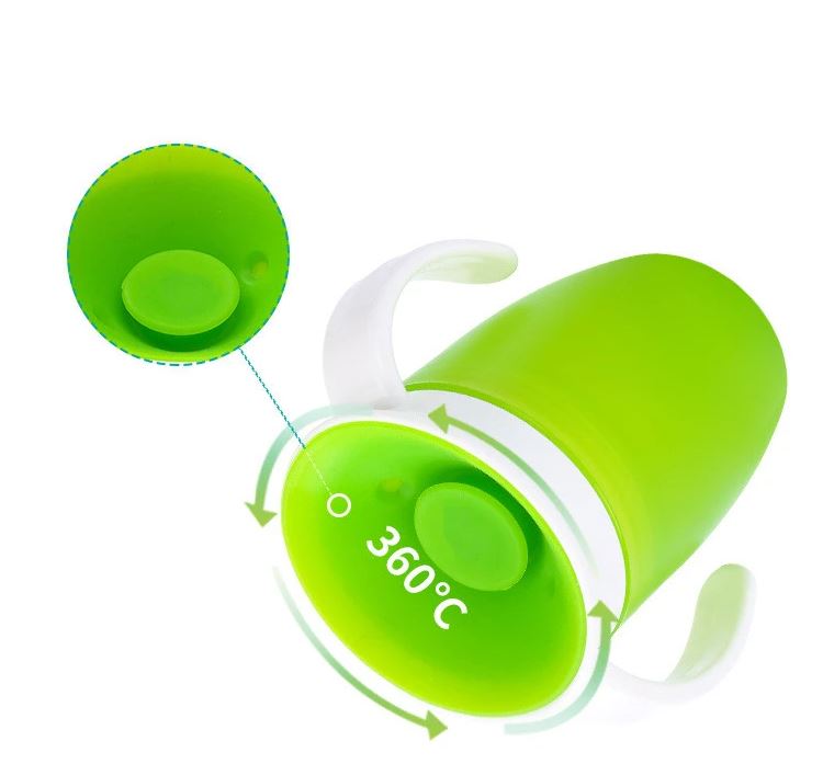 Adore Muse Trainer Cup the 360-Degree Spill-Proof Sippy Experience - Green