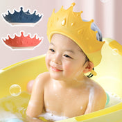Adore Knight The Crown-Shaped Baby Shampoo Hat with Adjustable Strap - Yellow