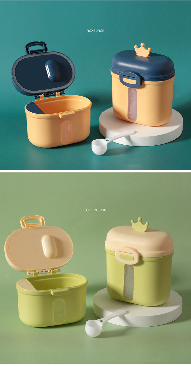 Adore Crown Senior Baby Formula Storage N Dispenser Box - 300g - Green