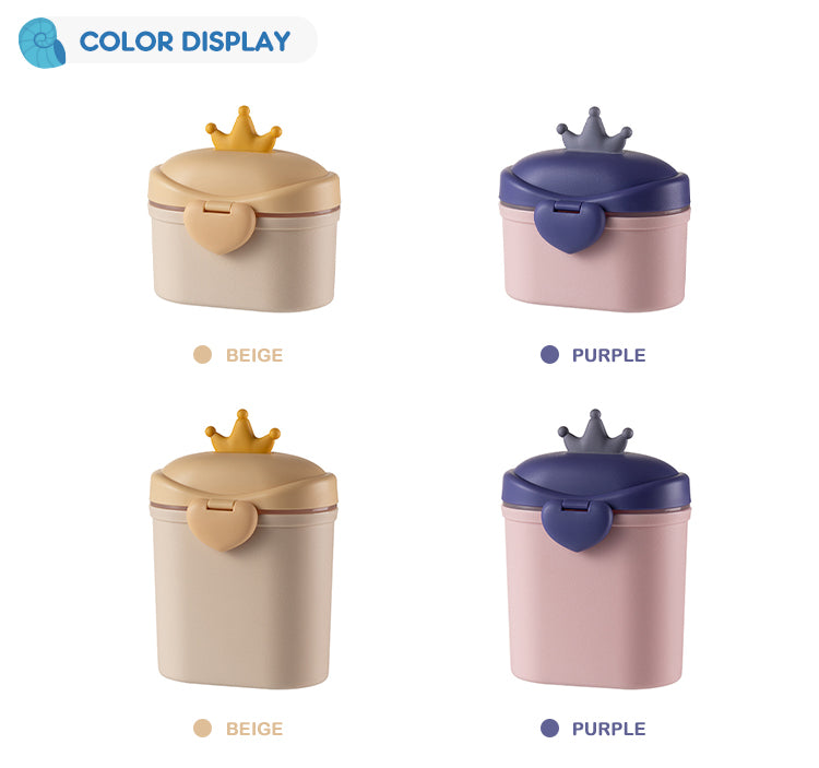 Adore Empire Senior Princely Baby Formula Dispenser with Leveler and Scoop - Pink