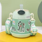 Adore Fire Era Character Hood Vacuum Water Bottle with Strap 500ml - Green