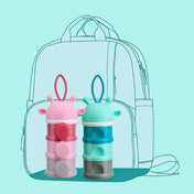 Adore Giraffio Milk Powder Container & Dispenser -3 Levels - Pink