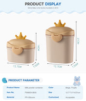 Adore Empire Junior Princely Baby Formula Dispenser with Leveler and Scoop - Pink