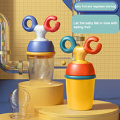 Adore Twig! Silicone Food/Fruit Nibbler with Safety Head, Soft Pacifier/Feeder - Blue