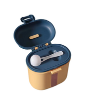 Adore Crown Junior Baby Formula Storage N Dispenser Box - 180g - Yellow