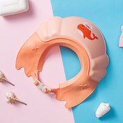 Adore Yoka! The Whale-Shaped Shampoo Hat with Adjustable Strap and Buckle - Orange