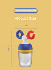 Adore Twig! Silicone Food/Fruit Nibbler with Safety Head, Soft Pacifier/Feeder - Blue