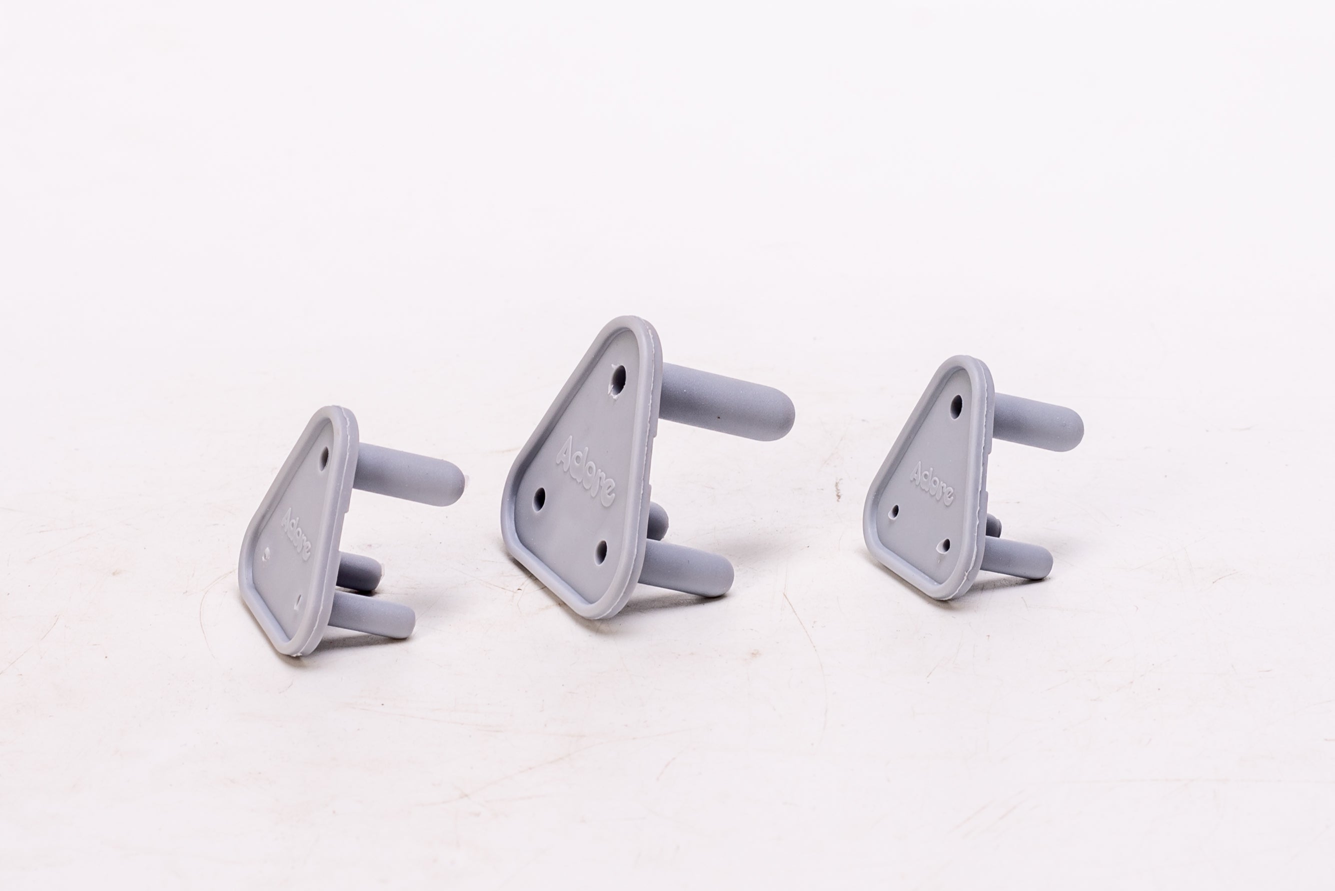 Adore Baby Safety Child Proofing Electrical Socket Cover Set- Pack of 12-Grey