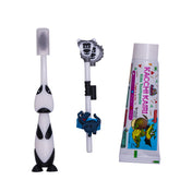 Adore Robo Dobo Kids Oral Care Kit with Storage Case and Free Finger Ring -White