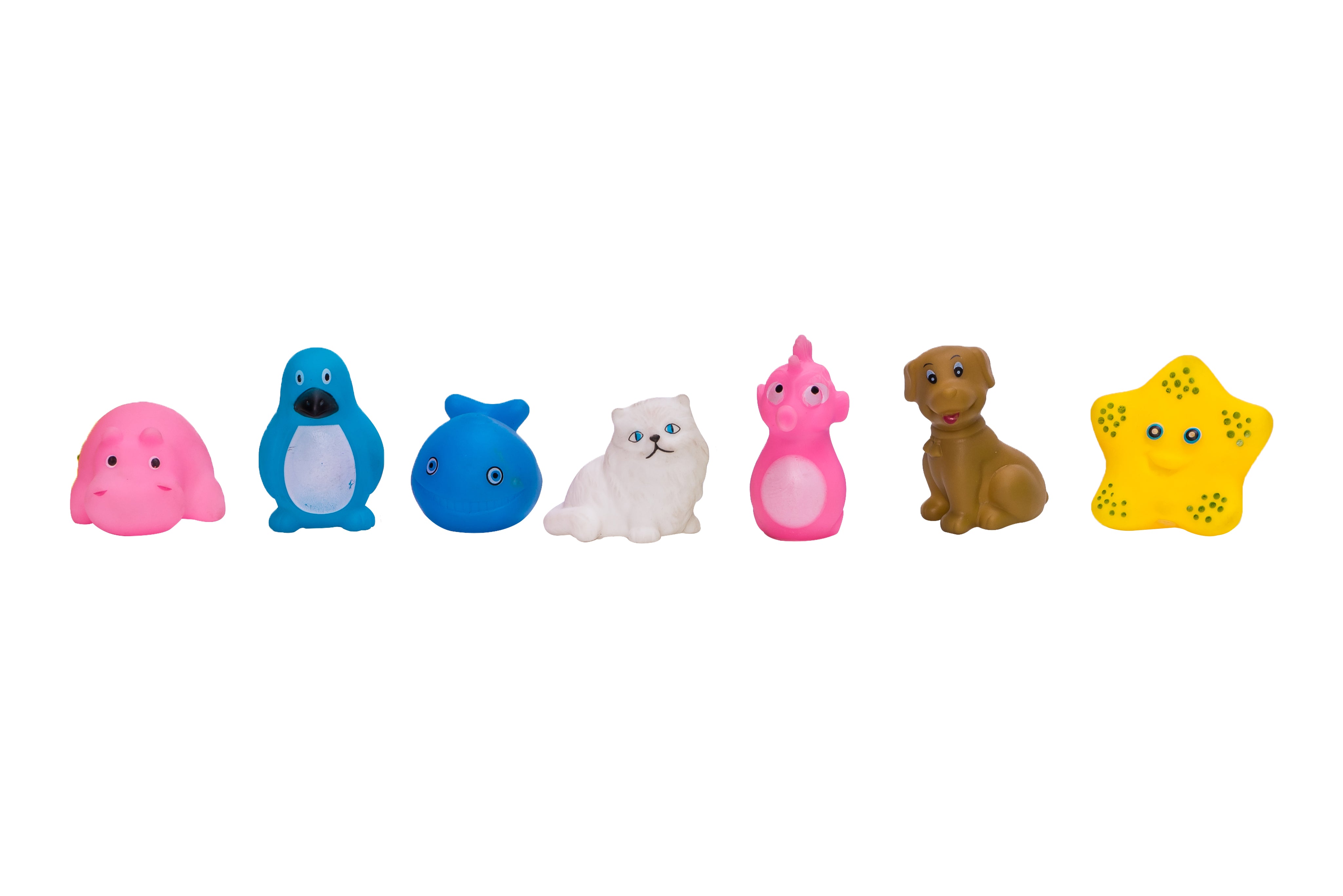 Adore Assorted Pip Squeaks / Bath Toys - Pack of 13pcs