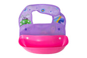 Adore Baby Bib with Spill Catcher - Purple
