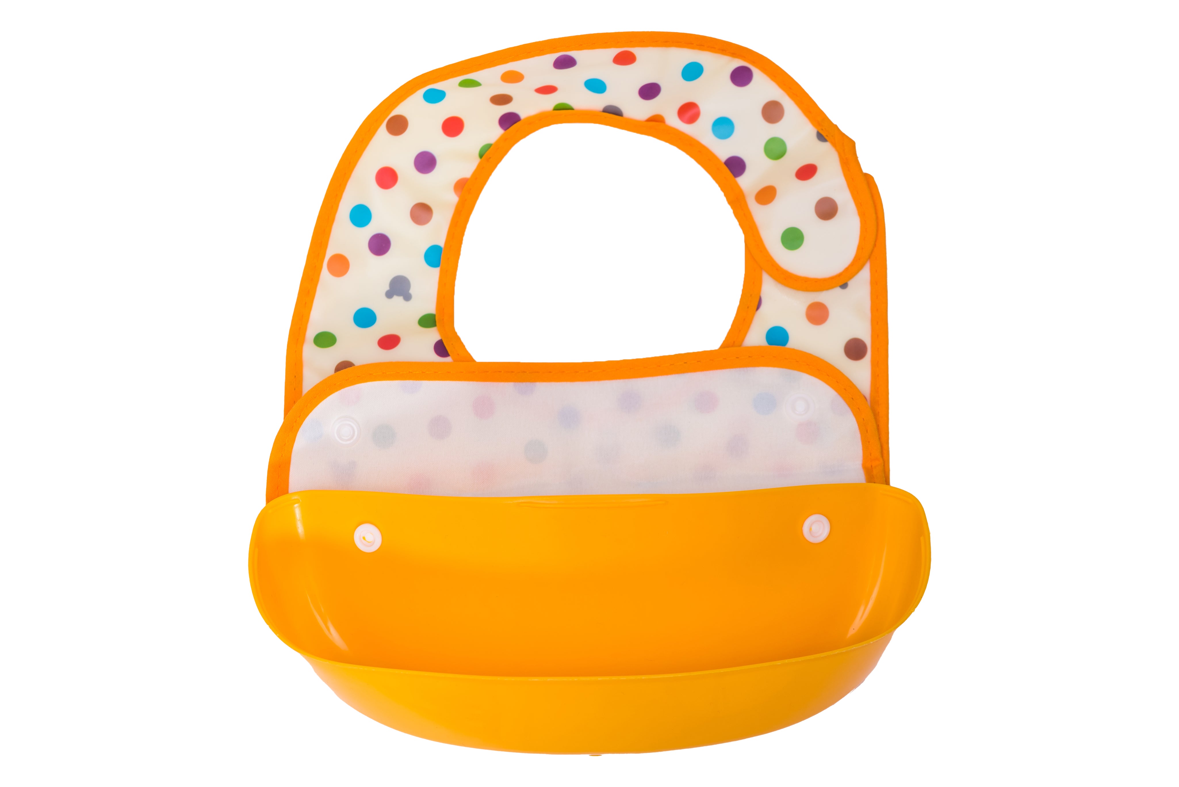 Adore Baby Bib with Spill Catcher - Yellow
