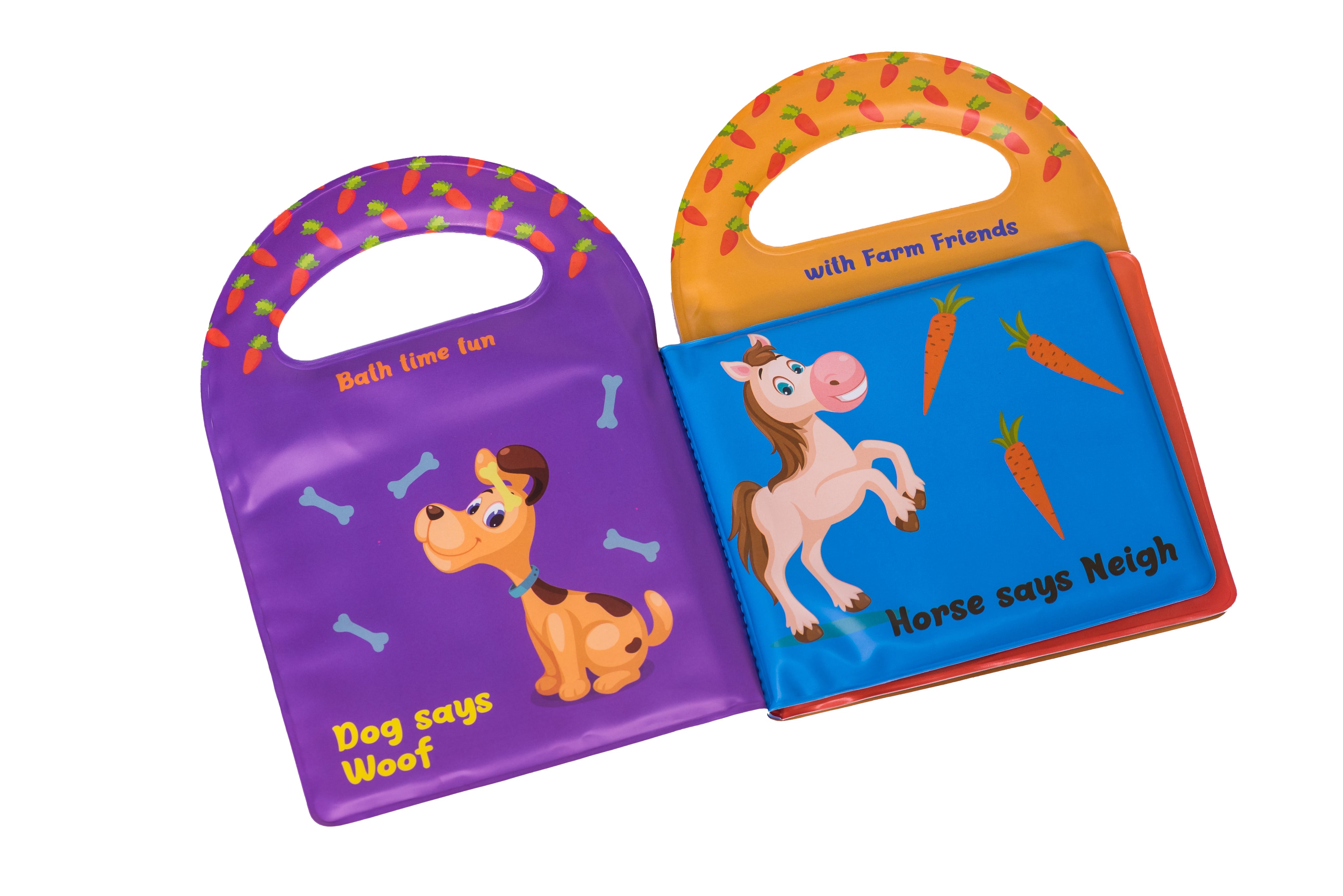 Adore Baby Farm Friends Bath Book Attractive and Interactive- Multicolor