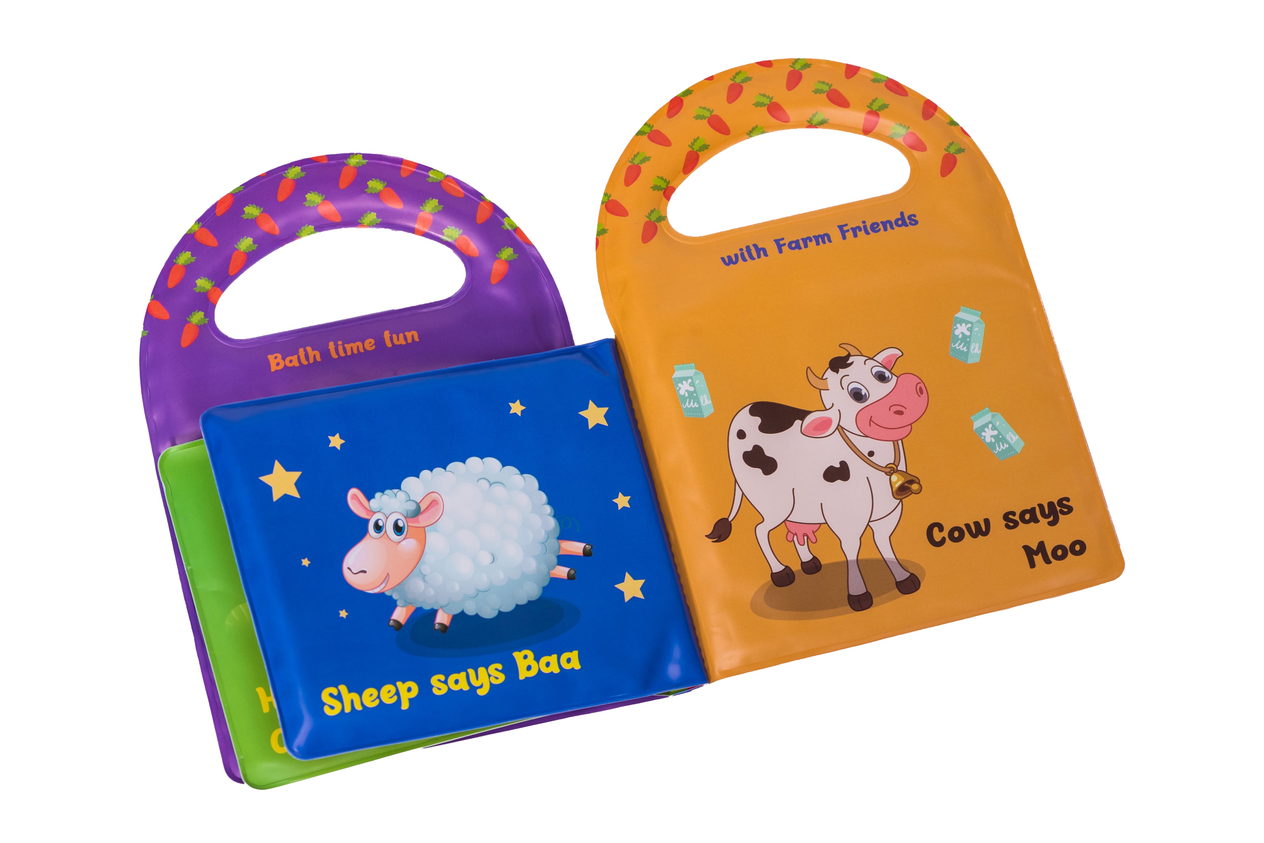 Adore Baby Farm Friends Bath Book Attractive and Interactive- Multicolor