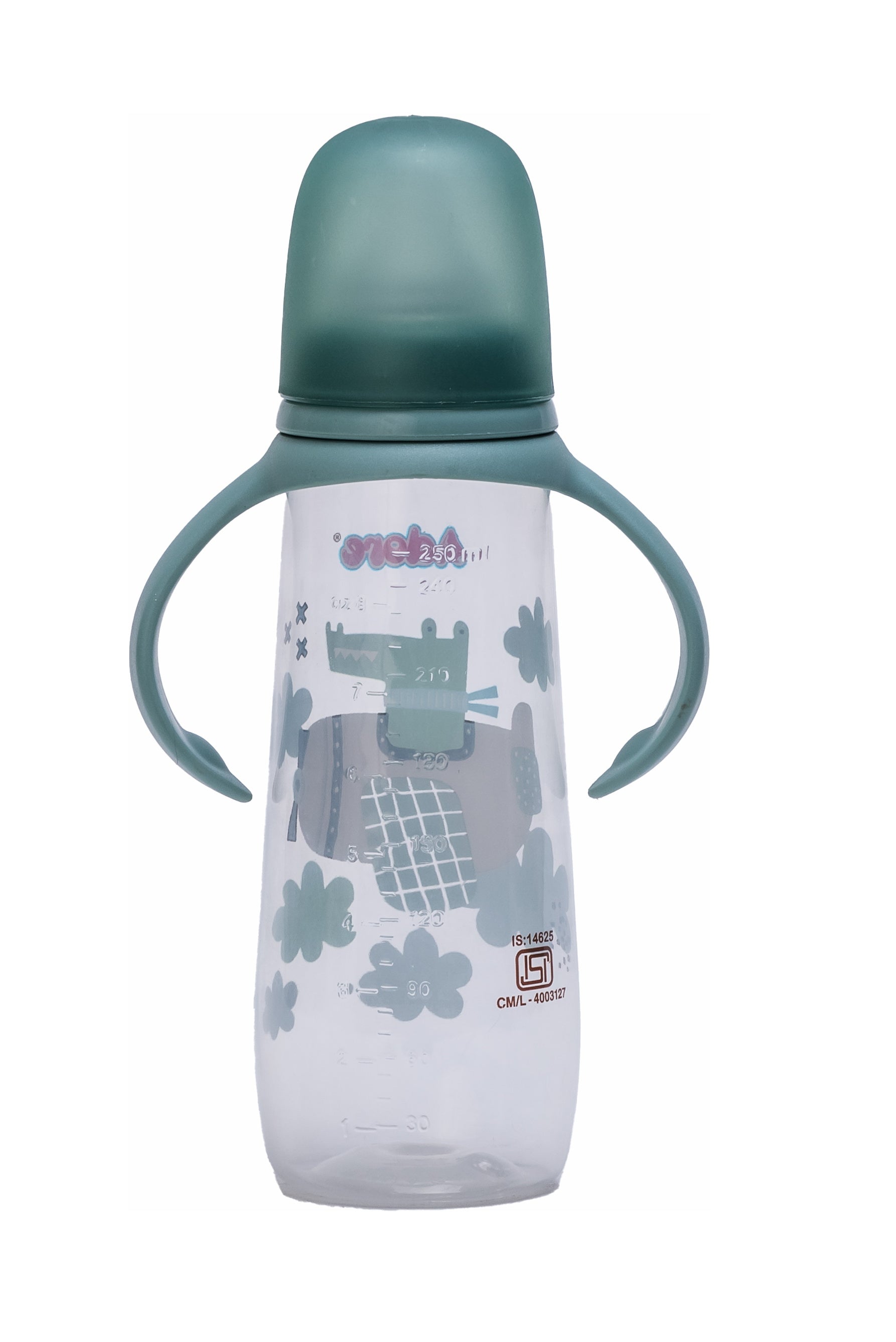 Adore England Narrow Neck Feeding Bottle-250ml - Green