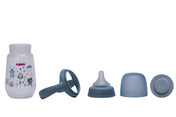 Adore Nok Nok Wide neck Feeding Bottle With Twin Handle 250ml - Blue