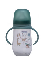Adore Nok Nok Wide neck Feeding Bottle With Twin Handle 250ml - Green