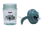Adore Itzy Bitzy Straw Sipper with Twist & Sip Head with Twin Handle - Green