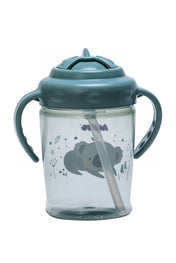 Adore Itzy Bitzy Straw Sipper with Twist & Sip Head with Twin Handle - Green