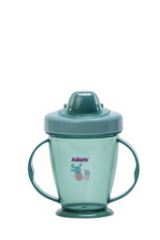 Adore Birdy Hard Spout Sipper cup with Twin Handle & Spill Proof Lid- 210ml - Green