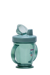 Adore Birdy Hard Spout Sipper cup with Twin Handle & Spill Proof Lid- 210ml - Green