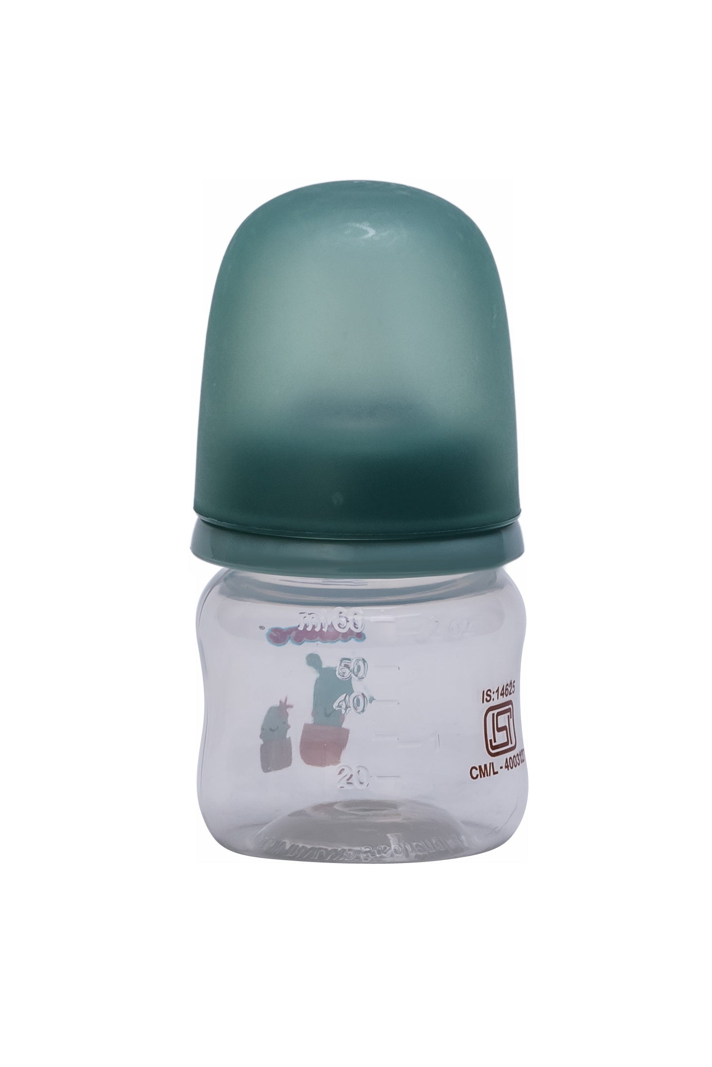 Adore England Narrow Neck Feeding Bottle 60ml - Green