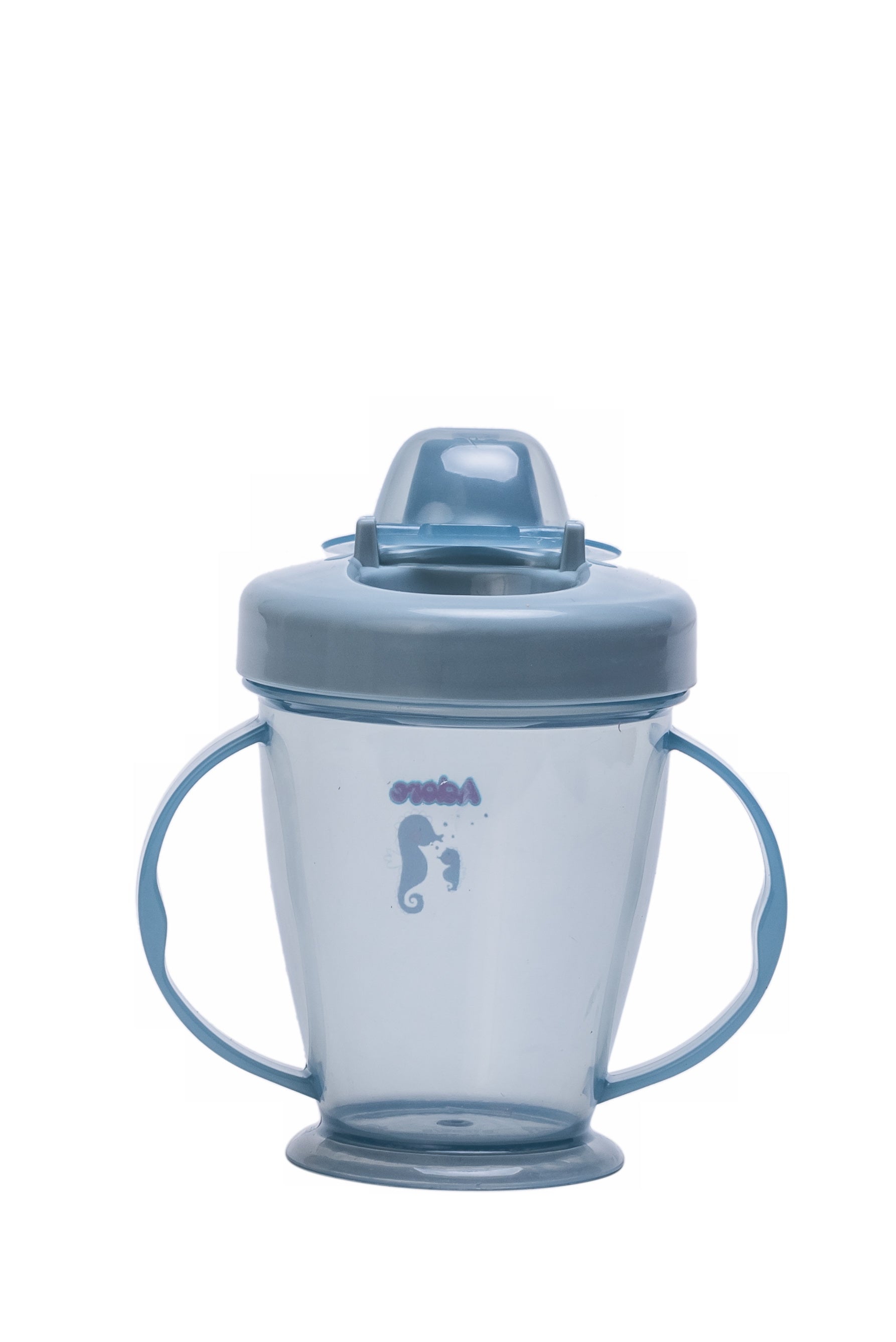 Adore Birdy Hard Spout Sipper cup with Twin Handle & Spill Proof Lid- 210ml - Blue