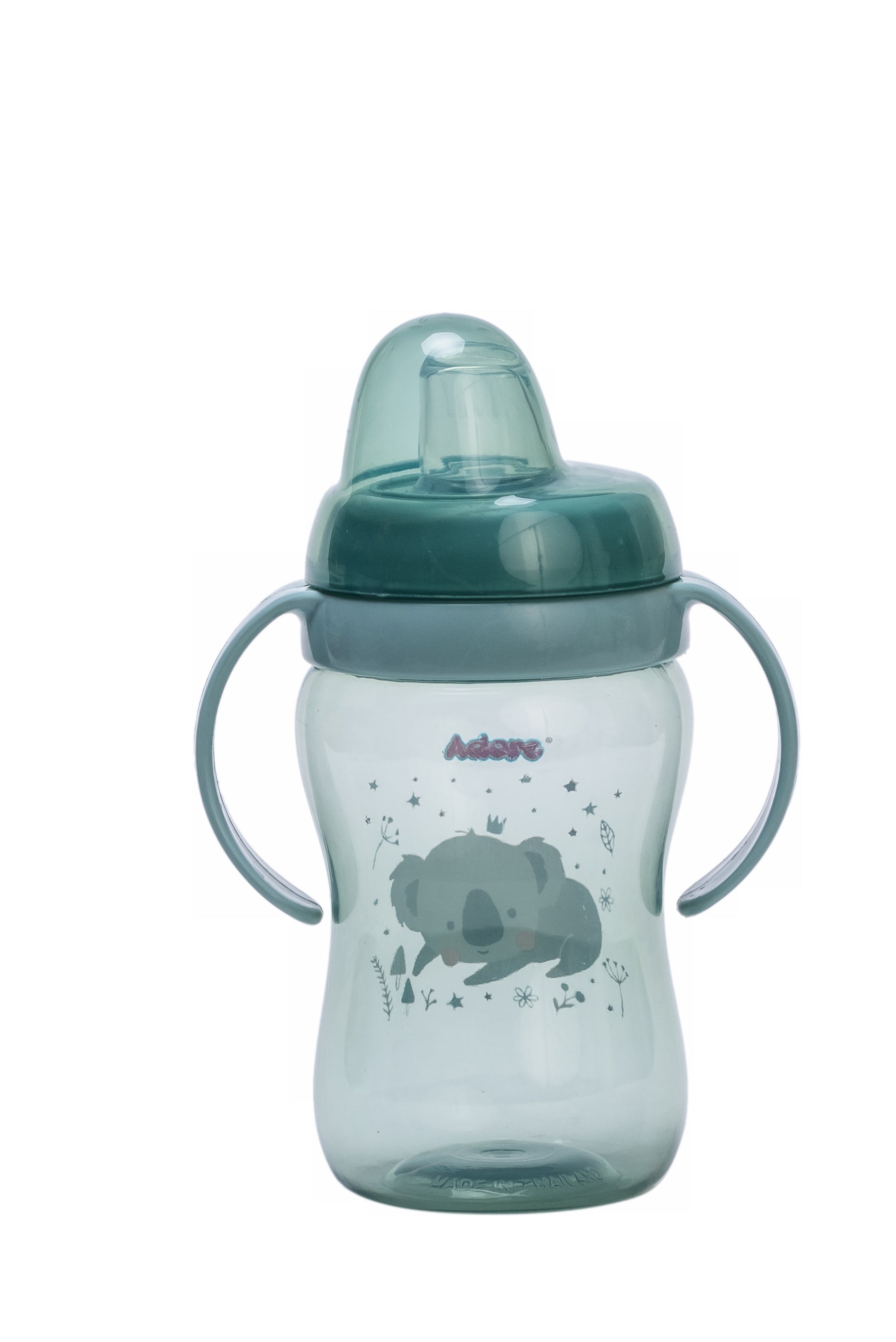 Adore Hoop a Loop 2 in 1 Sipper Cup with Handle 250ml - Green