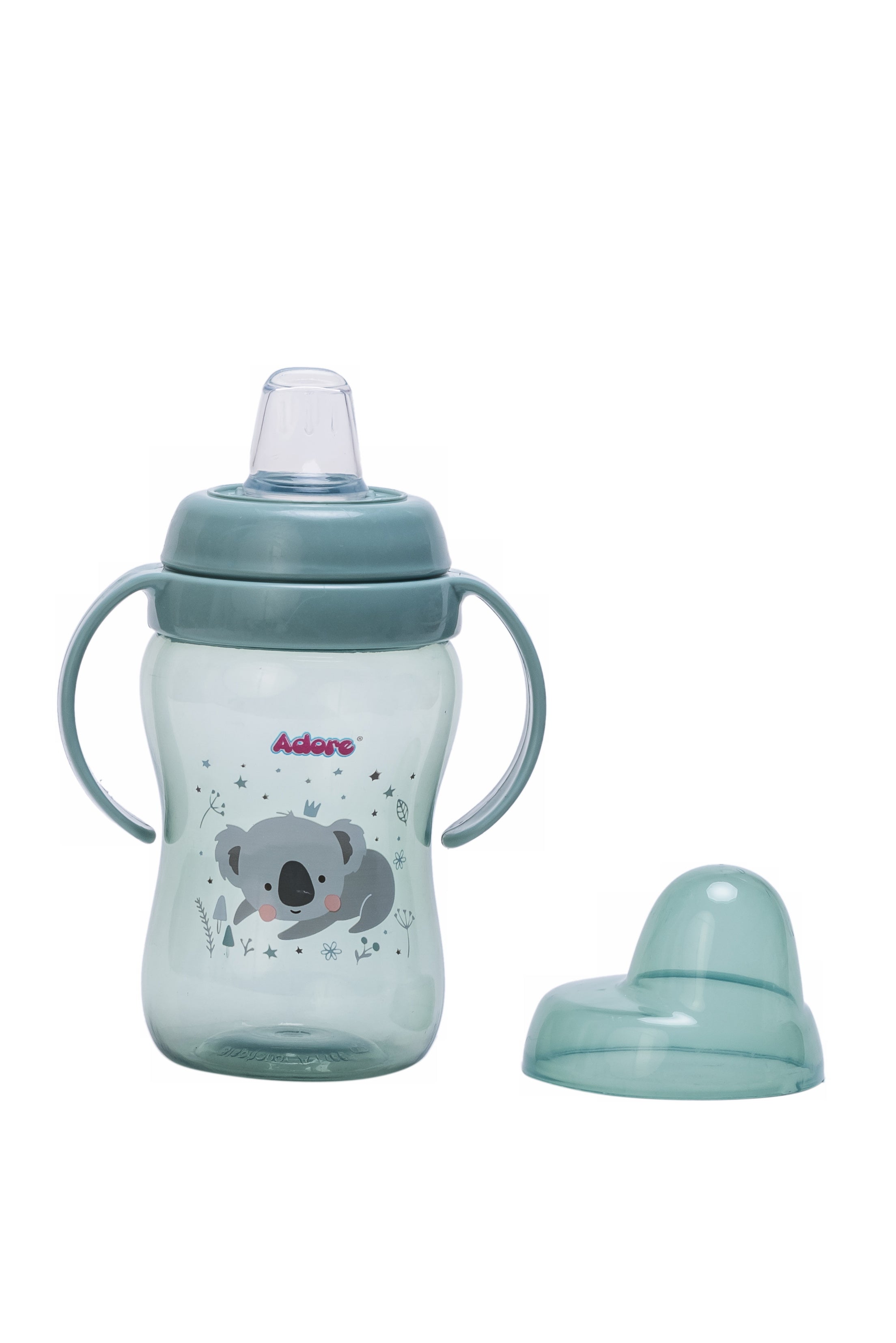 Adore Hoop a Loop 2 in 1 Sipper Cup with Handle 250ml - Green