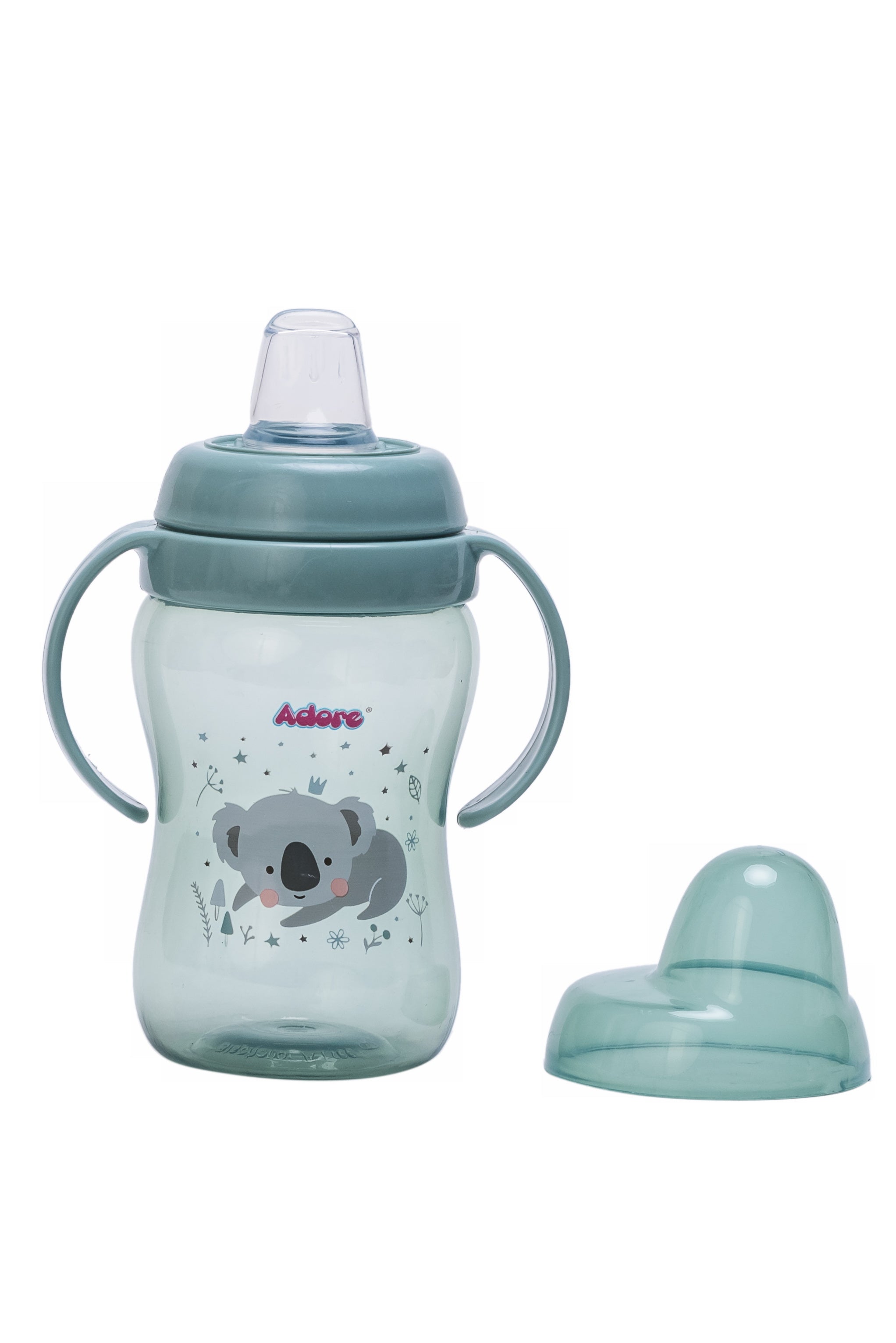 Adore Hoop a Loop 2 in 1 Sipper Cup with Handle 250ml - Green