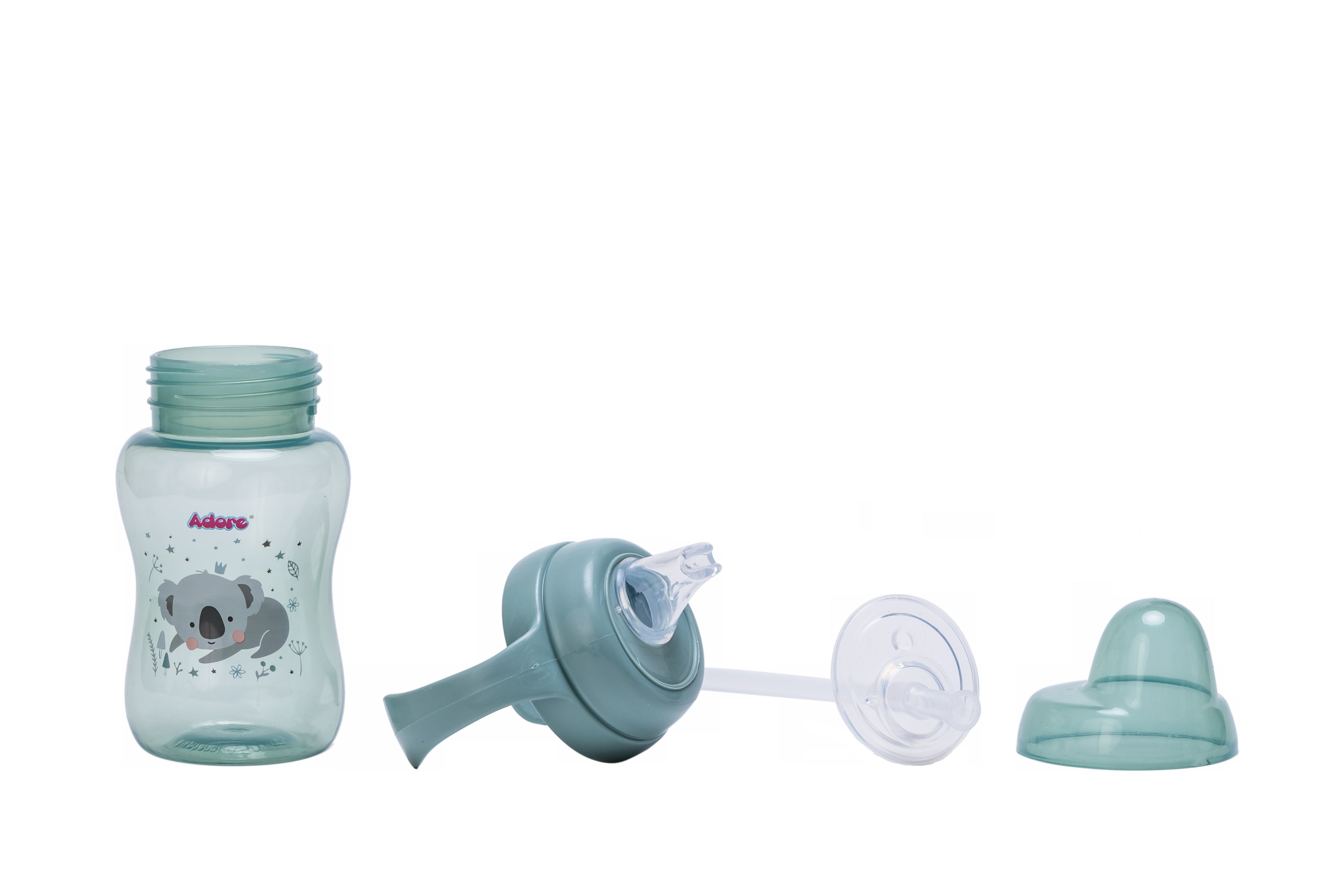 Adore Hoop a Loop 2 in 1 Sipper Cup with Handle 250ml - Green