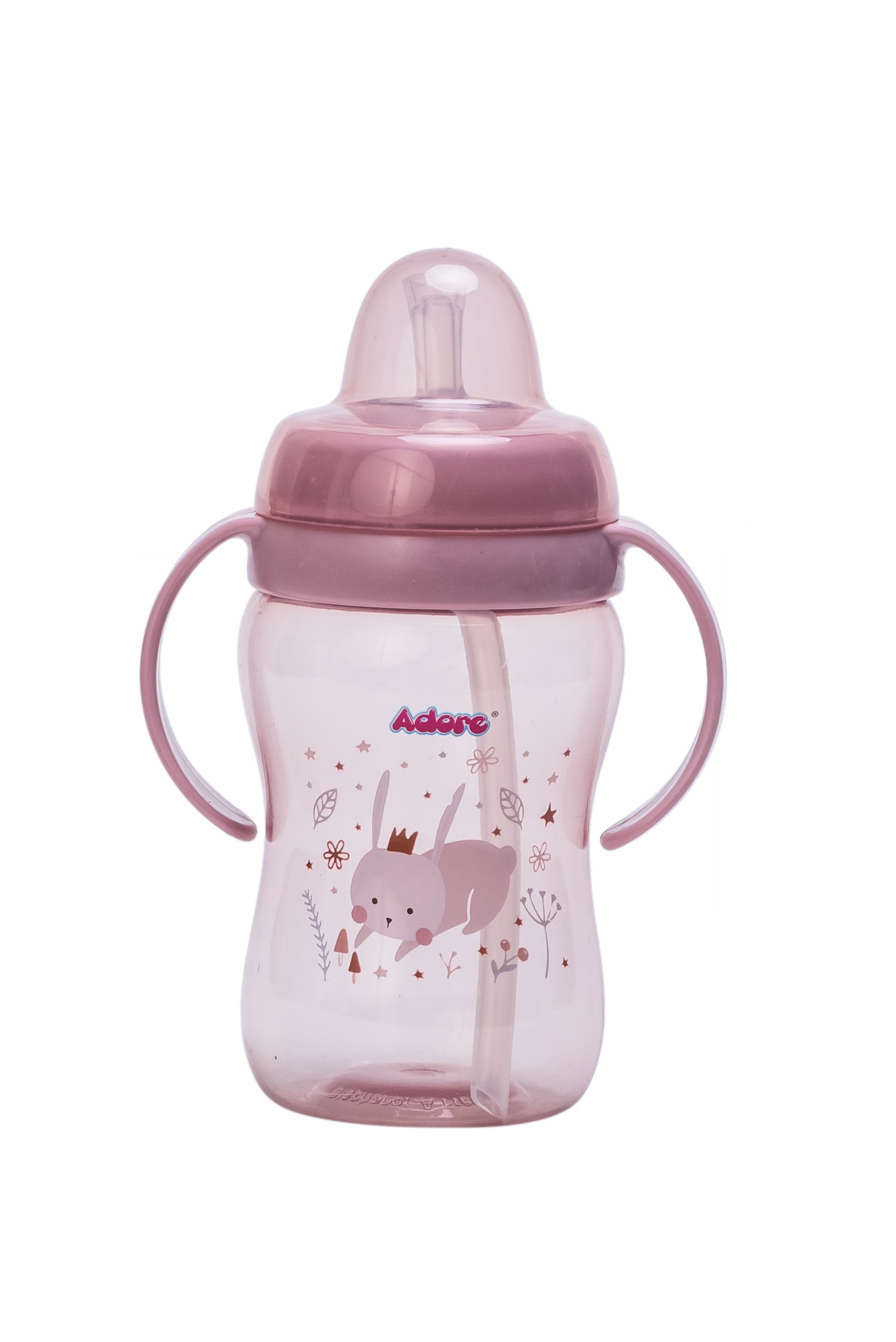 Adore Hoop a Loop 2 in 1 Sipper Cup with Handle 250ml - Pink
