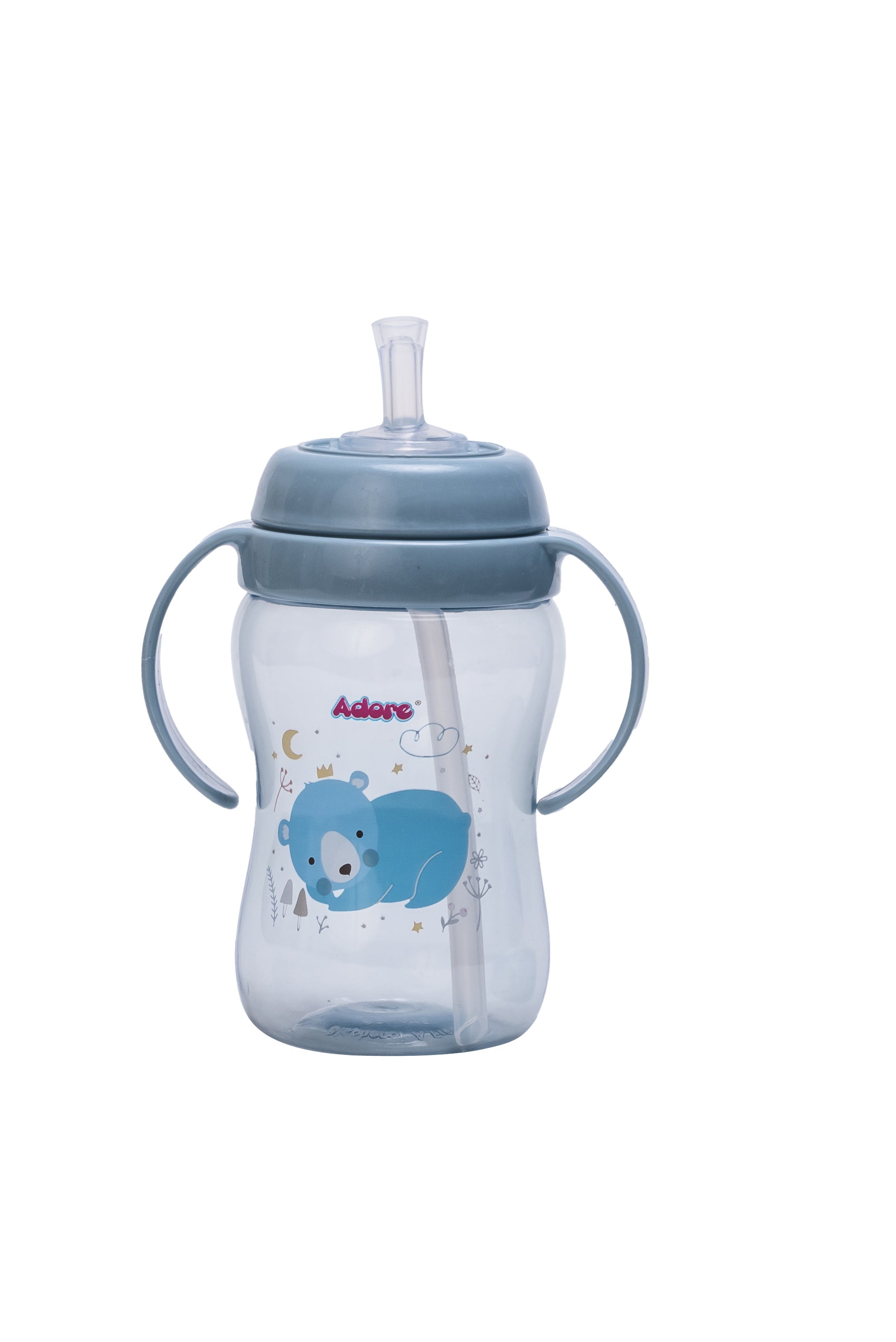 Adore Hoop a Loop 2 in 1 Sipper Cup with Handle 250ml - Blue