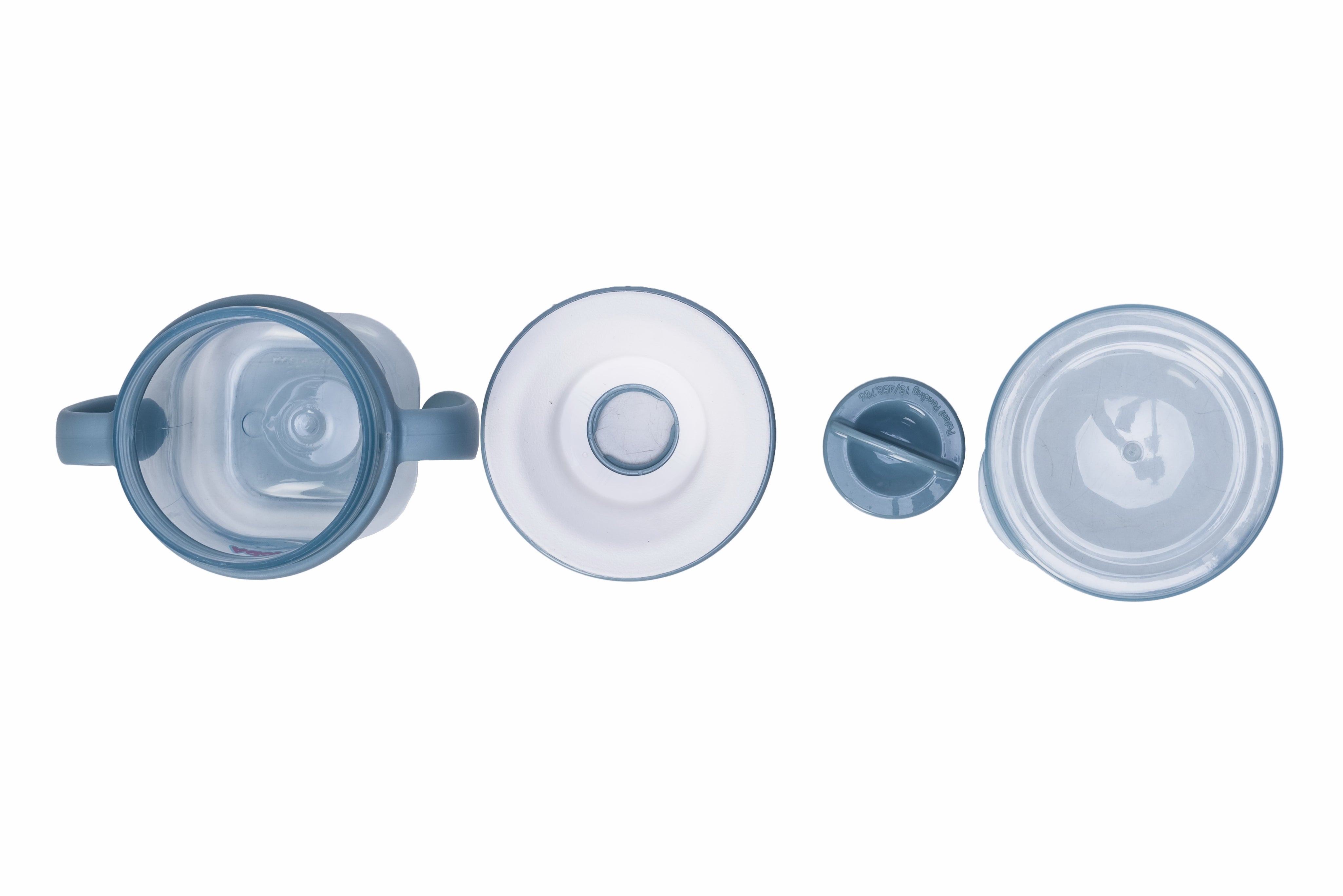 Adore Magic 360 Degree Spill Proof Sipper Cup with Handle 240 ml- Blue