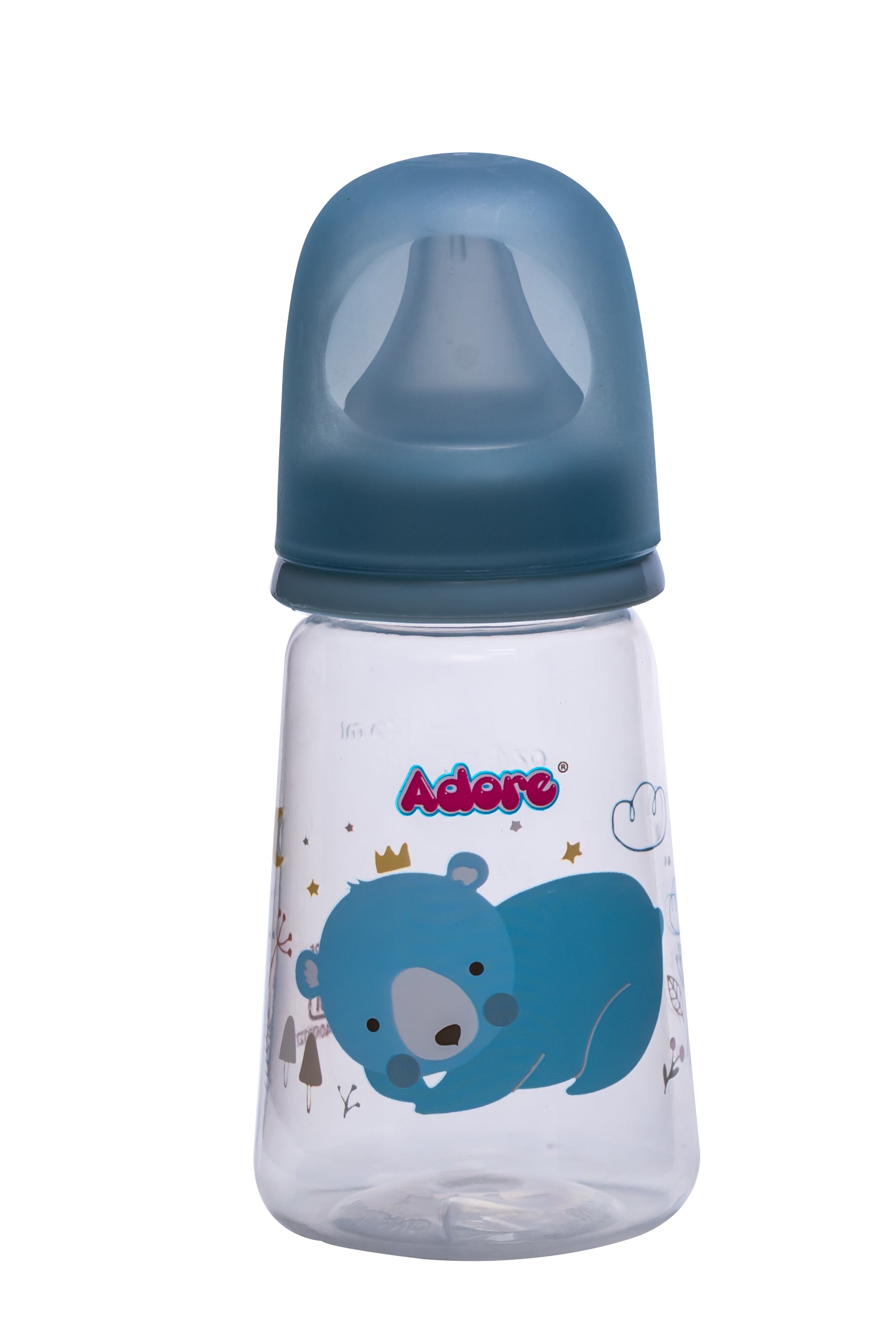 Adore England Narrow Neck Feeding Bottle-125ml - Pack of 3