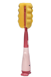 Adore Spongy Rabbit 3-in-1 Bottle Cleaning Brush Kit - Pink