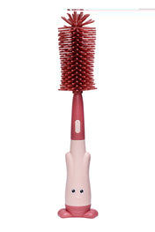Adore The Silicone Rabbit 3 in 1 Bottle Cleaning Brush Kit - Pink