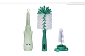 Adore The Nylon Rabbit Bottle Cleaning Brush Kit - Green