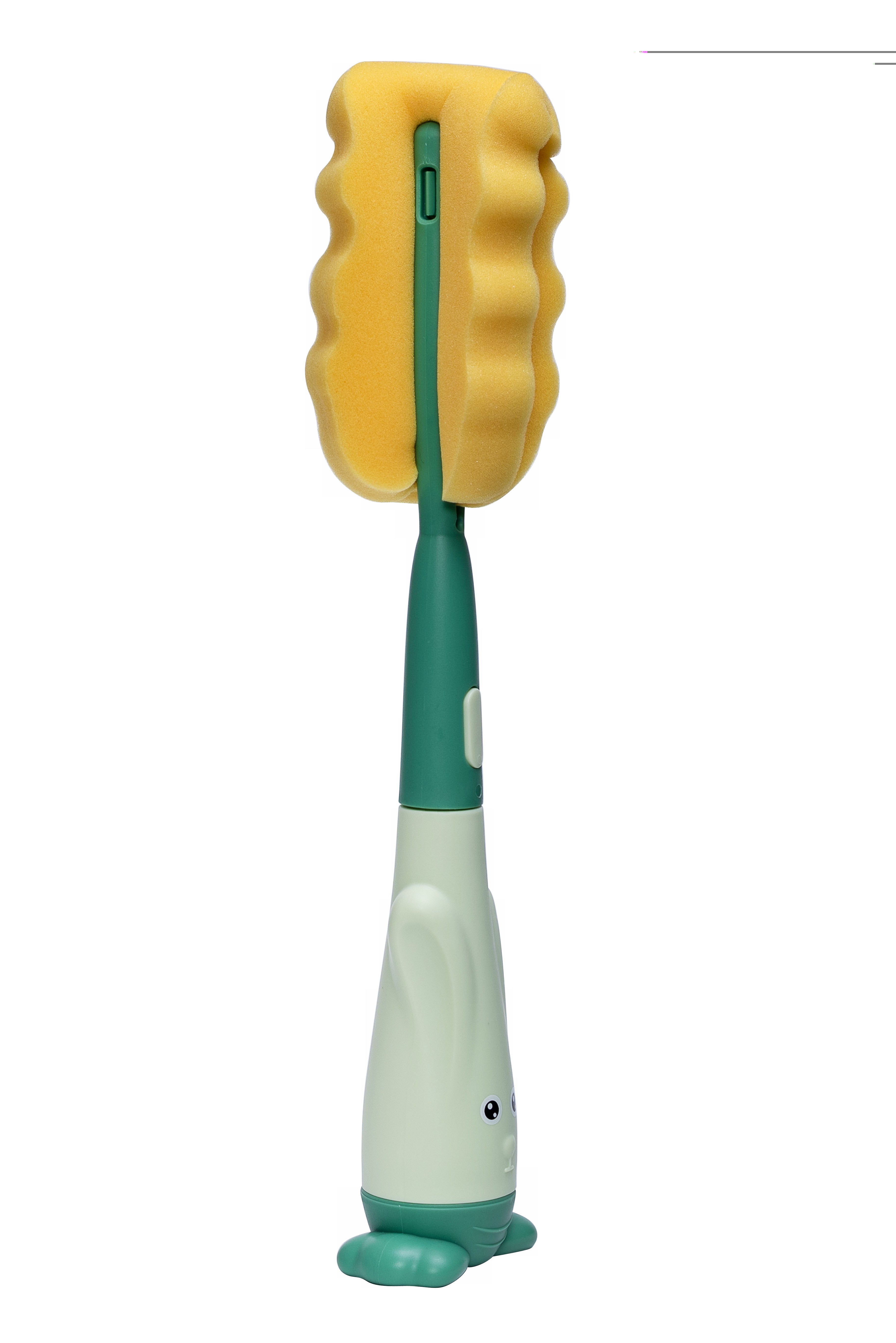 Adore Spongy Rabbit 3-in-1 Bottle Cleaning Brush Kit - Green