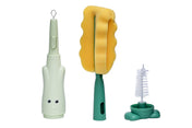 Adore Spongy Rabbit 3-in-1 Bottle Cleaning Brush Kit - Green