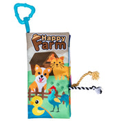 Adore Baby Cloth Tail Book with Toy Happy Farm Theme- English